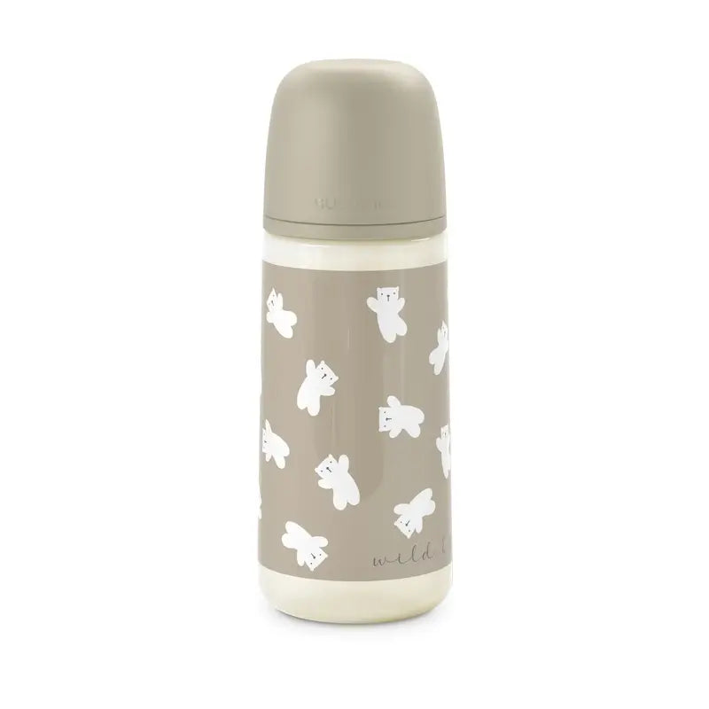 Suavinex Sx Pro Sauger Dense Flow Flasche (L) +6 Monate Wild&Free Beige, 360 ml