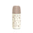 Suavinex Babyflasche Glas 240 ml, Medium Flow (M), +3 Monate, Poesie Beige