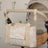 Suavinex Rechteckige Poesie Beige Gedruckt Brotkorb Babywagen Tasche