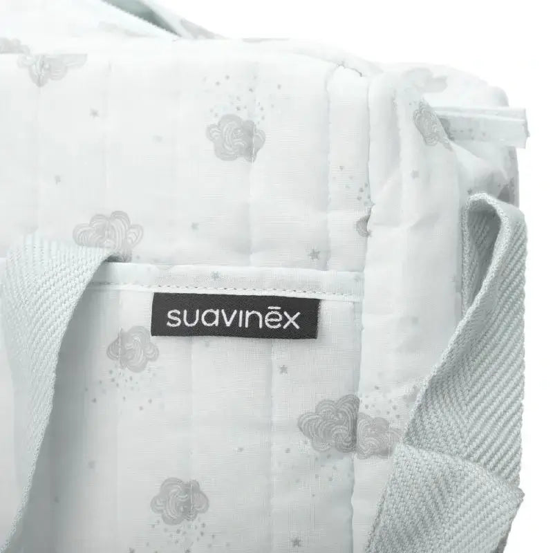 Suavinex Babytragetasche mit Kosmetika. Blau