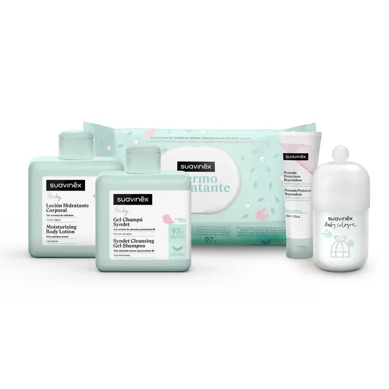 Suavinex Babytragetasche mit Kosmetika. Blau