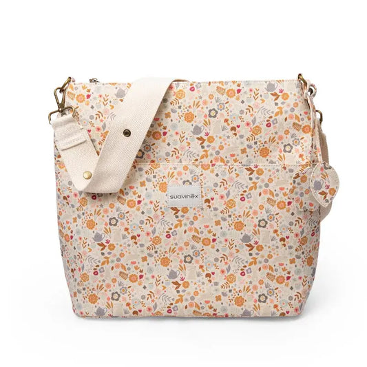 Suavinex Maternity Tote Bag Umstandstasche, Floral