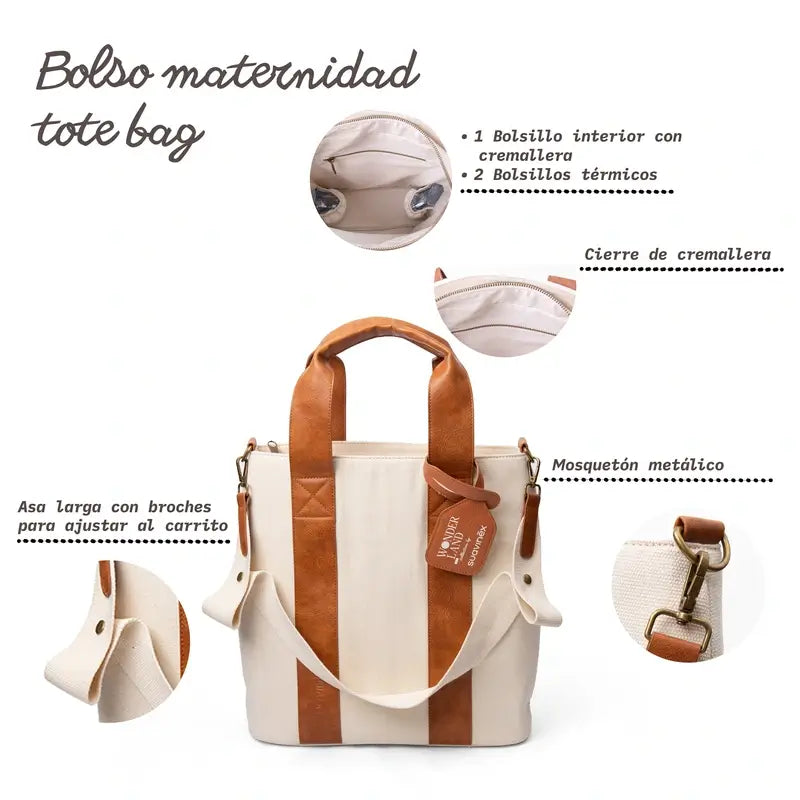 Suavinex Umstandsmode-Tasche, grau