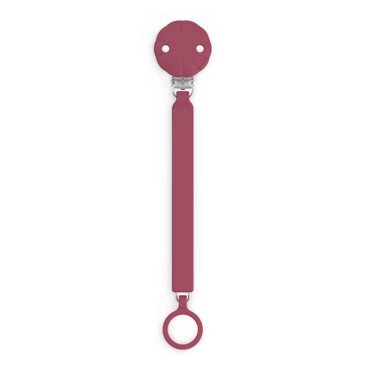 Suavinex Wonder Schnuller-Halter, Viva Magenta, +0 Monate, 1 Stück