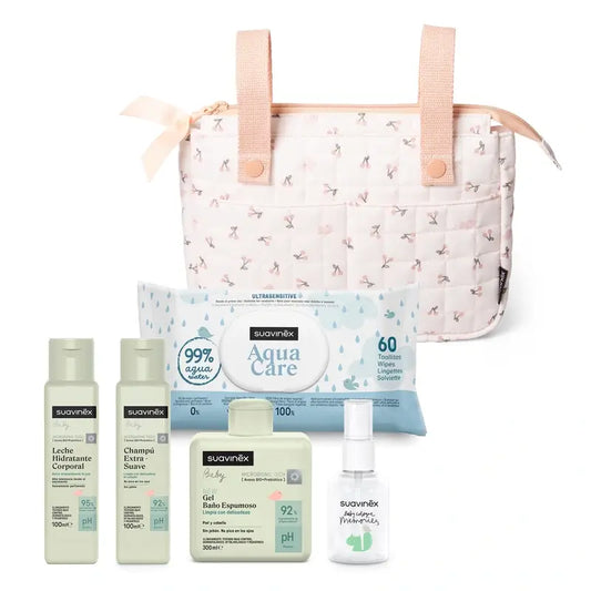 Suavinex Baby Care Mini Tasche Baby Care Pink