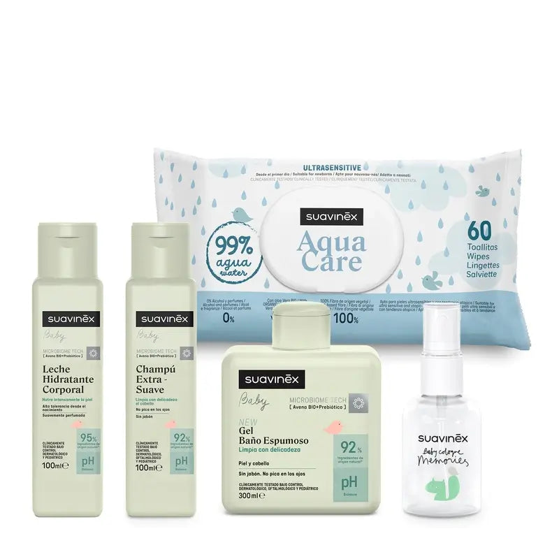 Suavinex Baby Care Mini Tasche Baby Care Grün