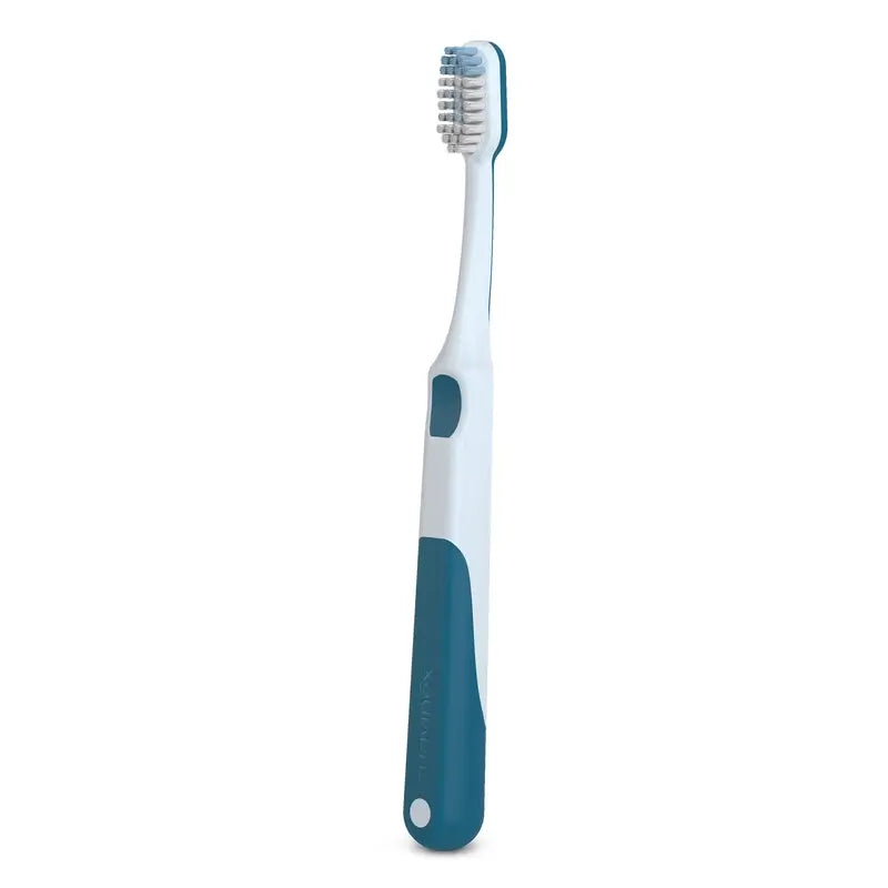 Suavinex Säuglingszahnbürste +6 Jahre, blau