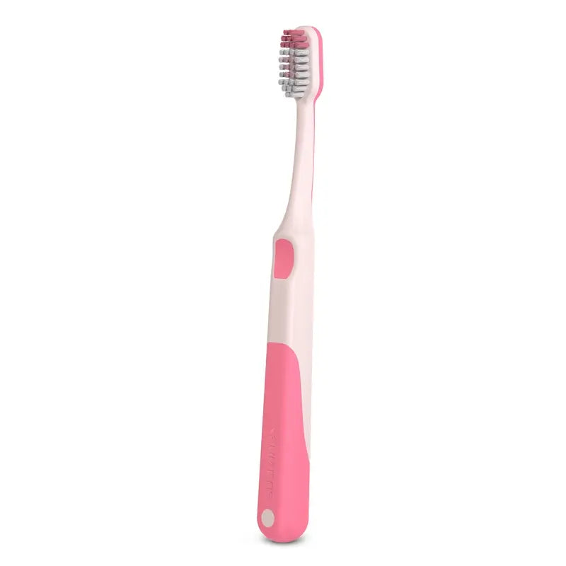 Suavinex Säuglingszahnbürste +6 Jahre, Rosa