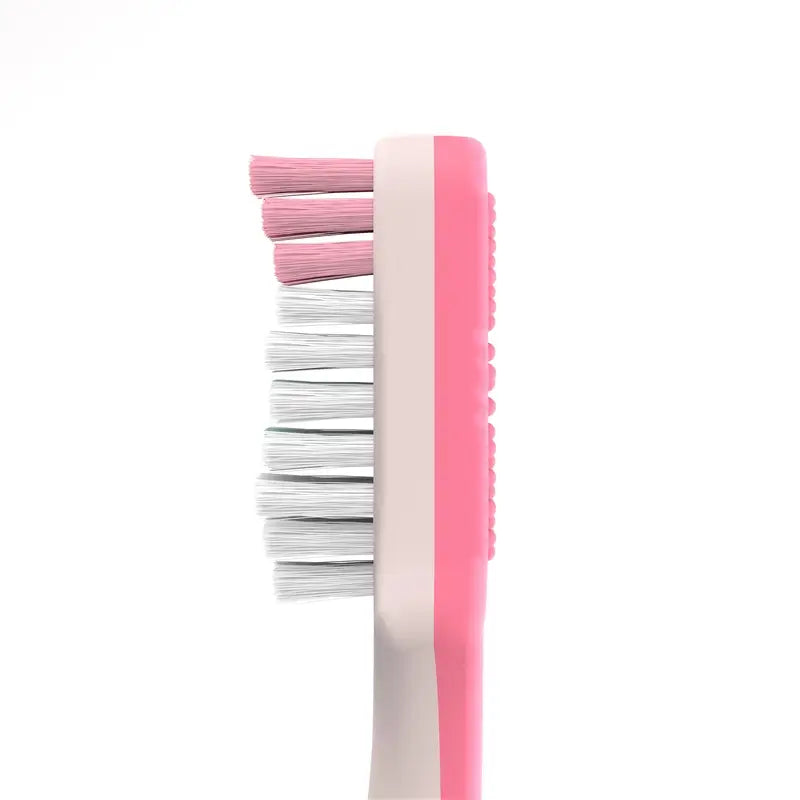 Suavinex Säuglingszahnbürste +6 Jahre, Rosa