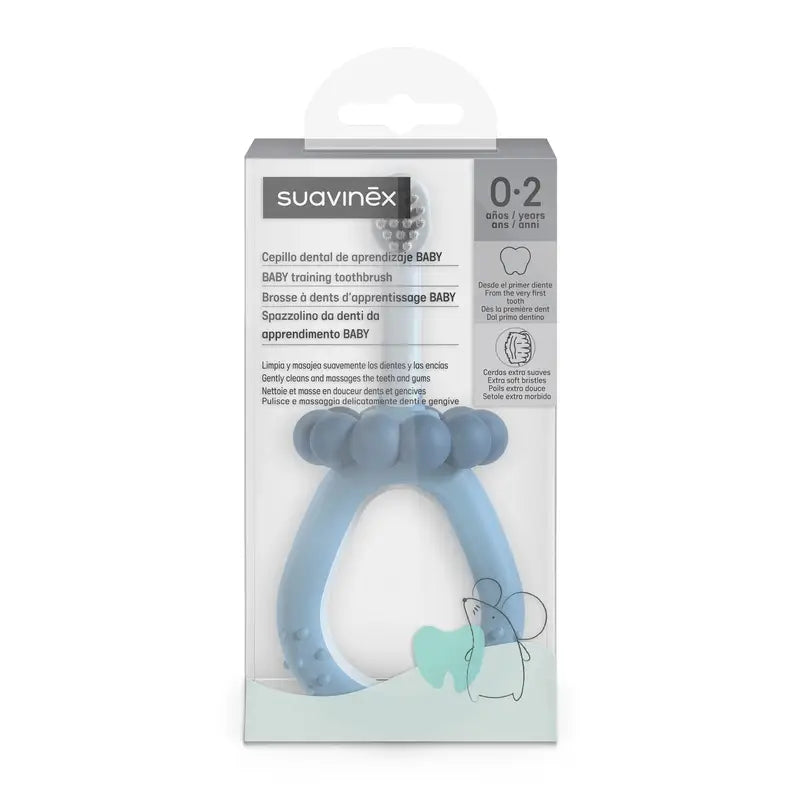 Suavinex Babyzahnbürste 0-2 Jahre, blau