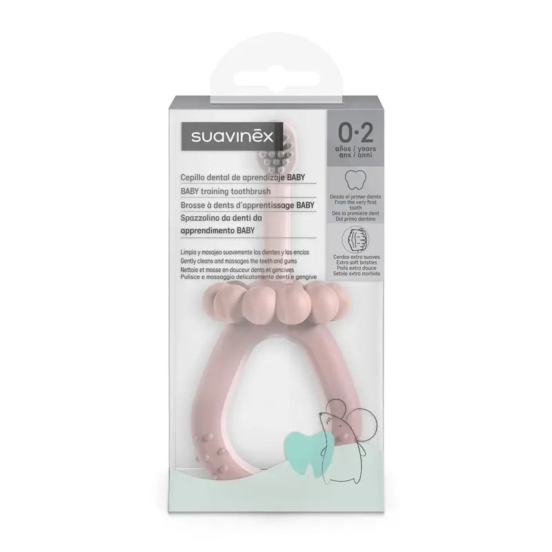 Suavinex Babyzahnbürste 0-2 Jahre, Rosa
