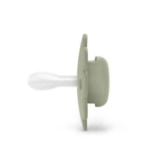 Suavinex Schnuller Babys 6/18 Monate, mit physiologischem Silikonsauger Sx Pro, flacher flexibler Sauger, Wonder Green, 1 Stück.