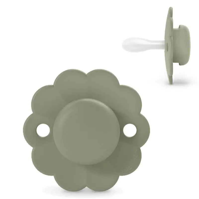 Suavinex Schnuller Babys 6/18 Monate, mit physiologischem Silikonsauger Sx Pro, flacher flexibler Sauger, Wonder Green, 1 Stück.