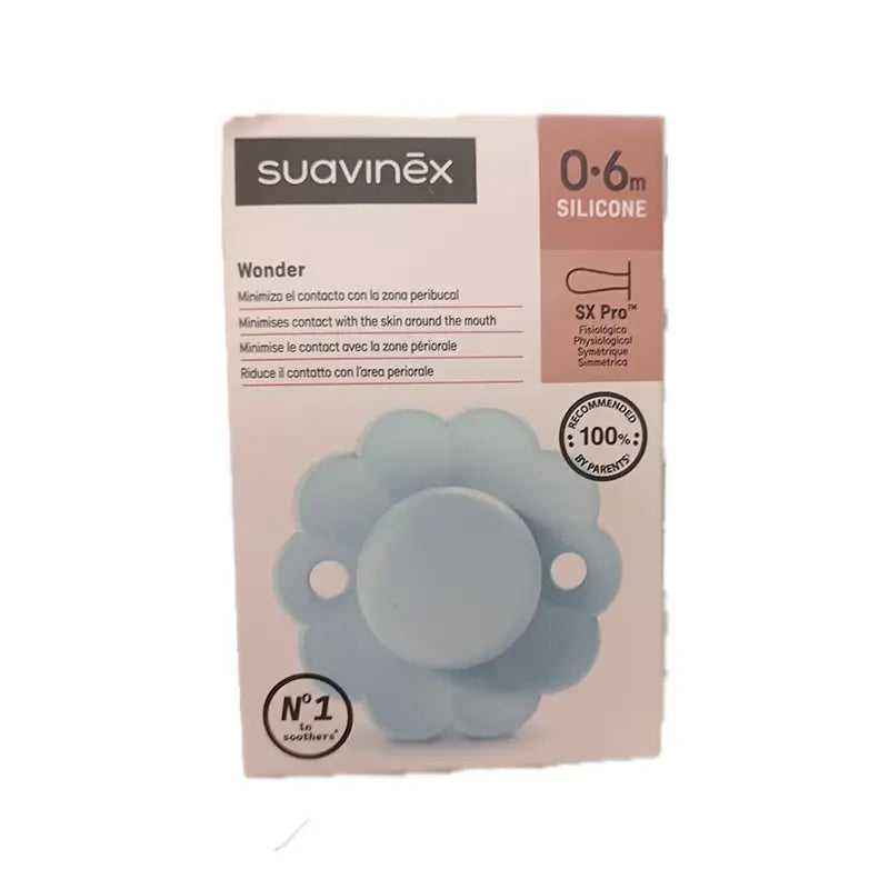 Suavinex Schnuller 0/6 MonatePhysiologischer Silikonsauger