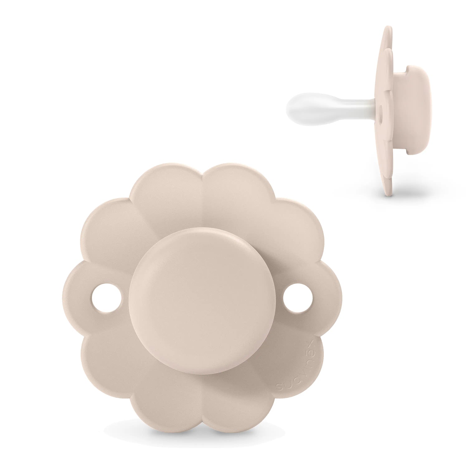 Suavinex Schnuller für Babys 0/6 Monate, mit physiologischem Silikonsauger Sx Pro, flacher und flexibler Sauger Wonder Mauve, 1 Stück