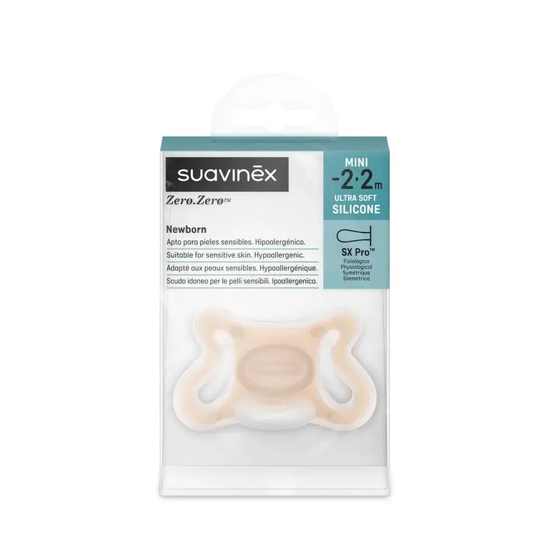 Suavinex Schnuller Zero Zero Babies -2 bis 2 Monate, Fair