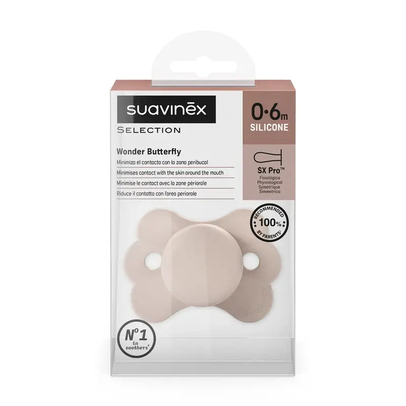 Suavinex Schnuller Sx Pro 0/6 Monate, Wonderland Pink Plain