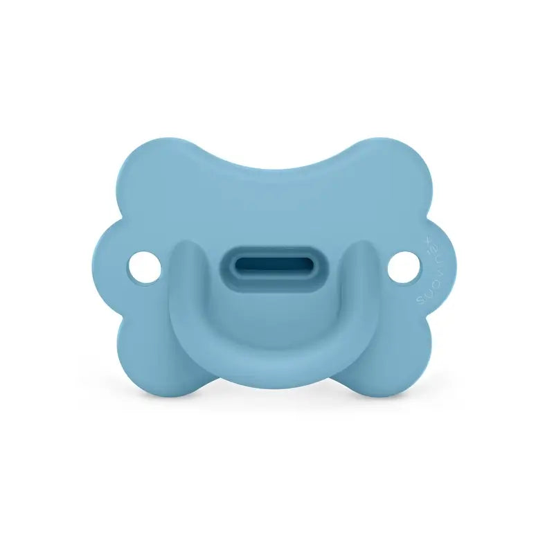 Suavinex Schnuller alle Silikon physiologischen Sx Pro, 6/18 Monate, Schmetterling Unendlichkeit blau