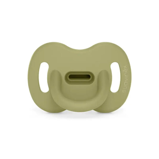 Suavinex Schnuller alle Silikon physiologischen Sx Pro, 6/18 Monate, Schildkröte grün