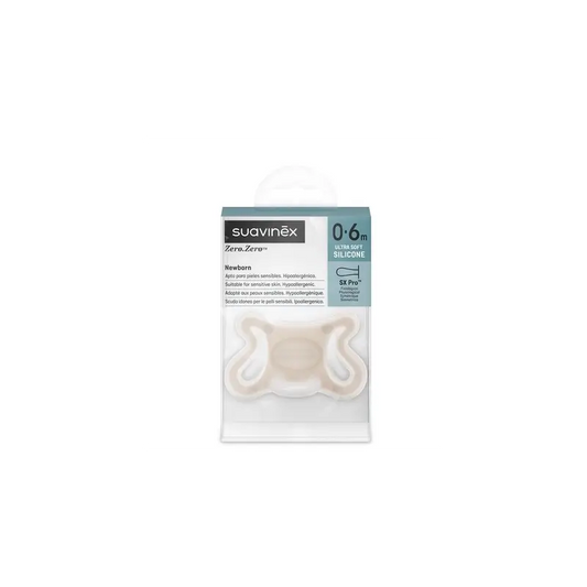 Suavinex Schnuller Null Null Null, 0/6 Monate, Hell