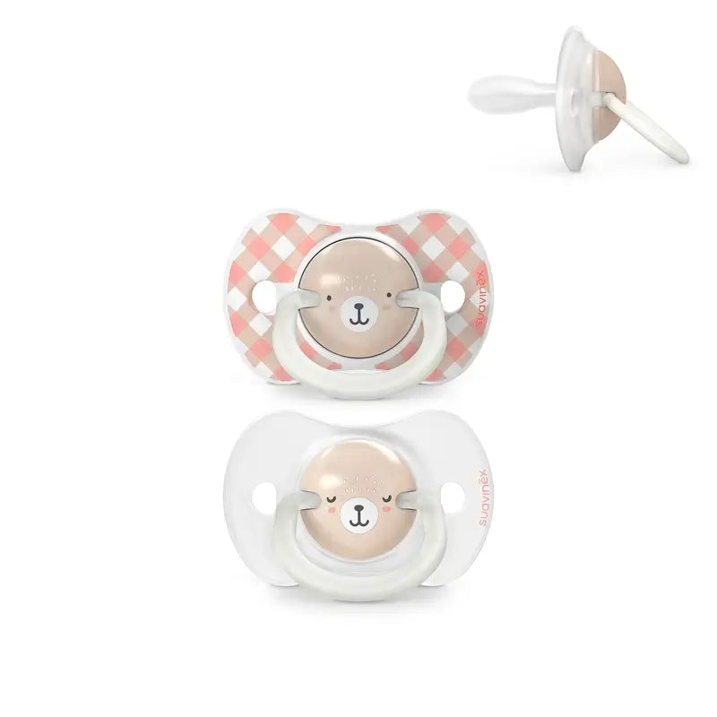 Suavinex Nacht & Tag Schnuller Nacht & Tag Sauger Sx Pro 6/18 Monate Rosa, 2 Einheiten