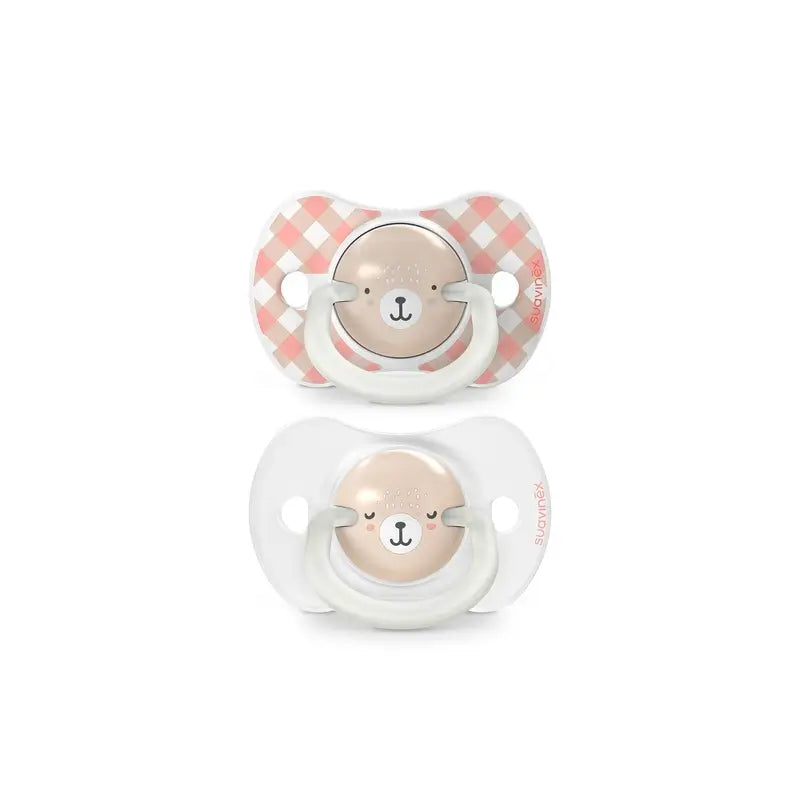 Suavinex Nacht & Tag Schnuller Nacht & Tag Sauger Sx Pro 6/18 Monate Rosa, 2 Einheiten