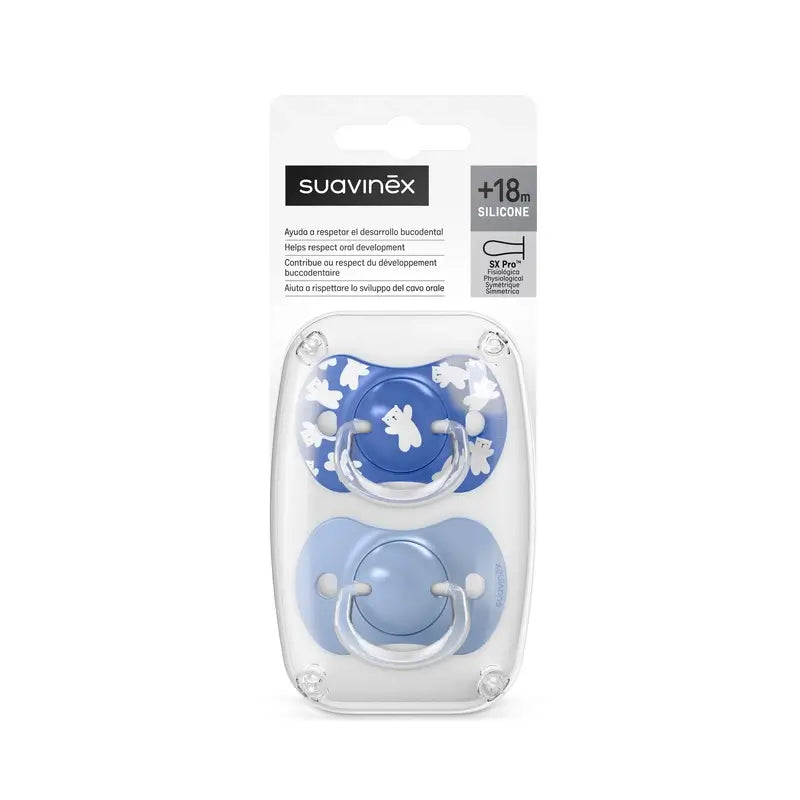 Suavinex Schnuller Sx Pro Sauger +18 Monate Wild&Free Grün, 2 Stück
