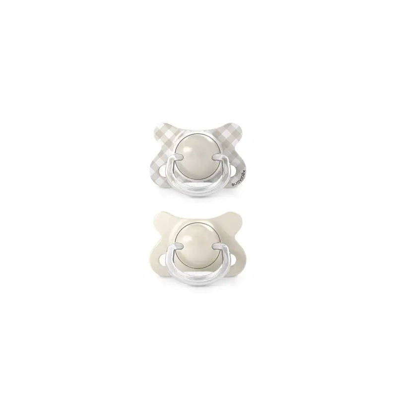Suavinex Schnuller Sx Pro Sauger -2/2 Monate Wild&Free Beige, 2 Stück