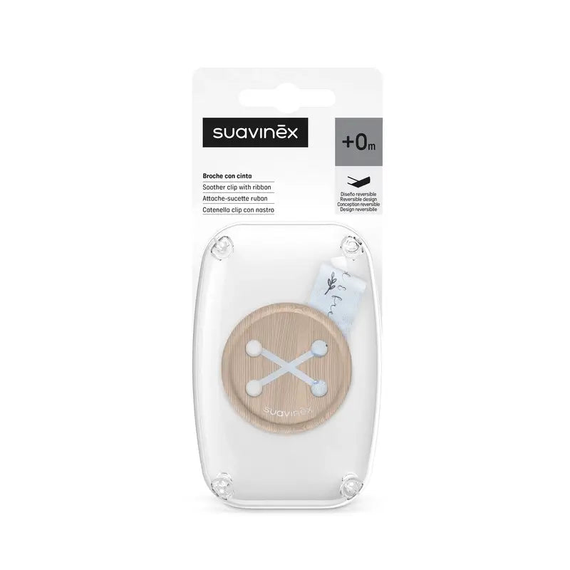Suavinex Schnuller-Band +0 Monate Wild&Free Blau