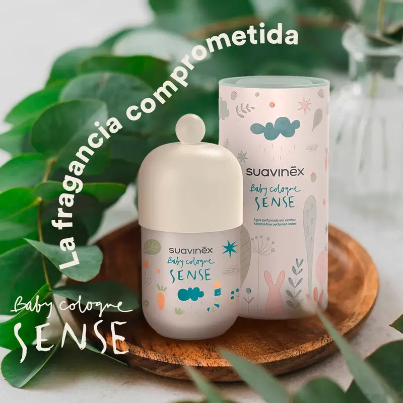 Suavinex Baby Cologne Sense, Alkoholfreies Duftwasser, 100 Ml