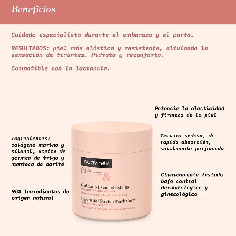 Suavinex Schwangerschaft Stretch Mark Creme, 400 Ml