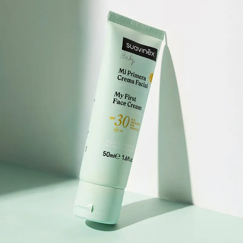 Suavinex Gesichtscreme für Babies, mit Sonnenschutz Spf30. 50 Ml
