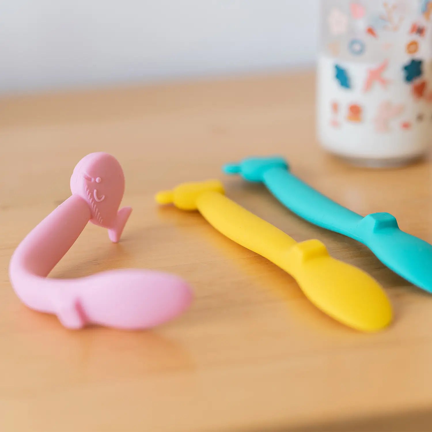 Suavinex Silikonlöffel für Babys +4 Monate, Farbe Rosa