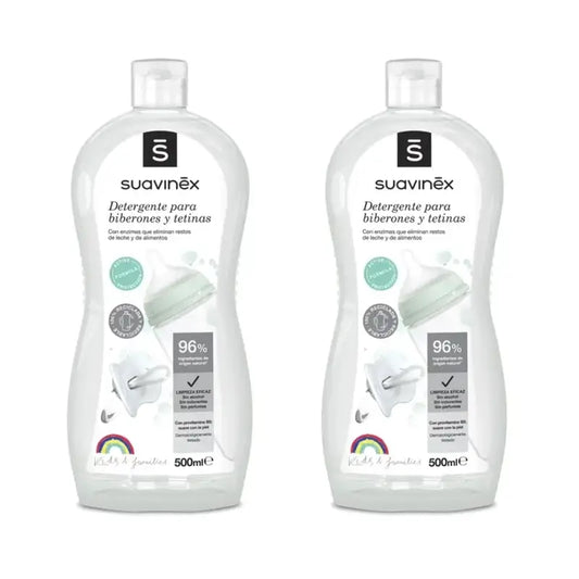 Suavinex Flaschen- und Nuckelreiniger, 2x500ml
