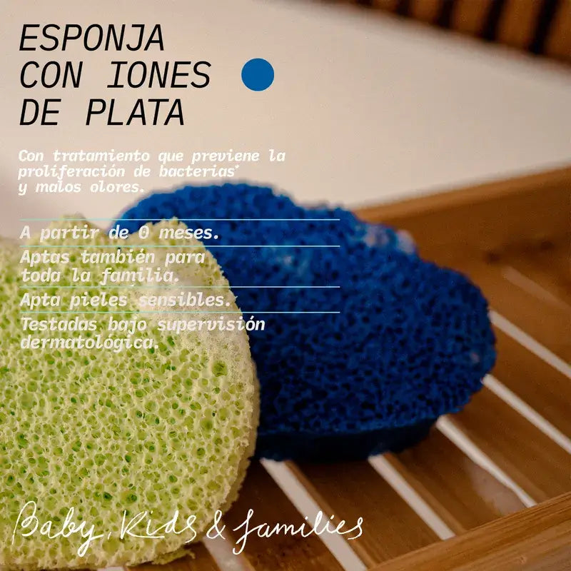 Suavinex Badeschwamm mit Silberionen, +0 Monate / Familiar