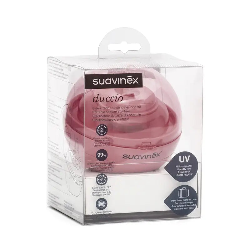 Suavinex Schnuller Sterilisator Uv Duccio, Rosa