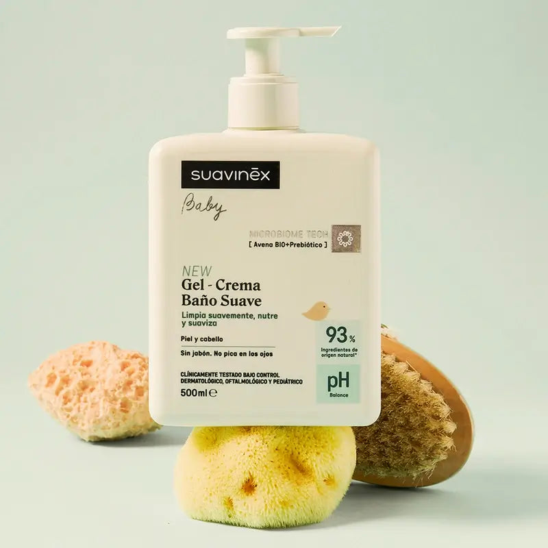 Suavinex Gel - Sanfte Baby-Badecreme, 500 ml