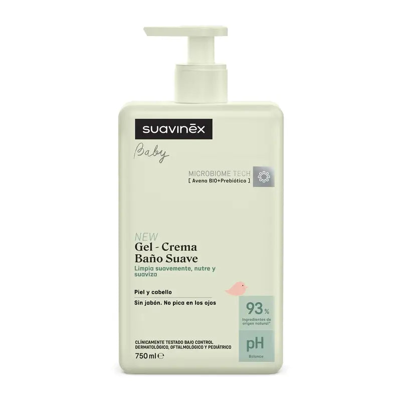 Suavinex Gel - Sanfte Baby-Badecreme, 750 ml