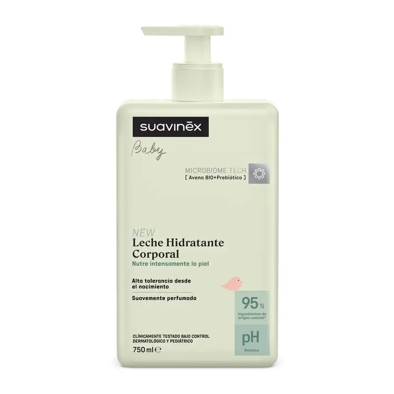 Suavinex Baby Feuchtigkeitsspendende Körpermilch, 750 ml