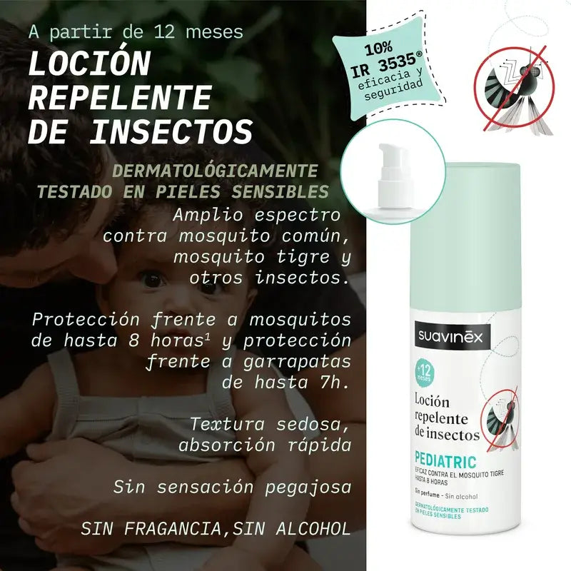 Suavinex Mückenschutzlotion, +12 Monate, 100 ml