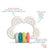 Suavinex Beißring Silikon Beißring +6 Monate, Wolke, Weiß