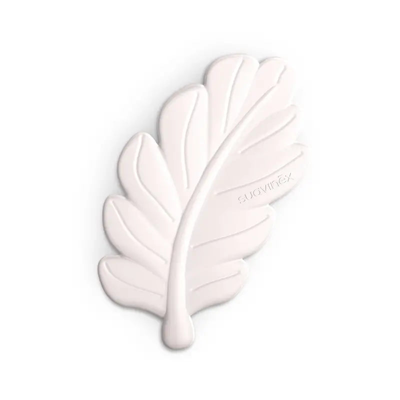 Suavinex Beißring Silikon Blatt Beißring, Rosa Poesie