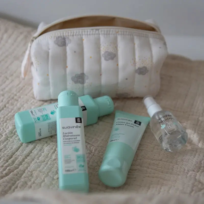 Suavinex Baby Kulturbeutel Reisetuch, Beige