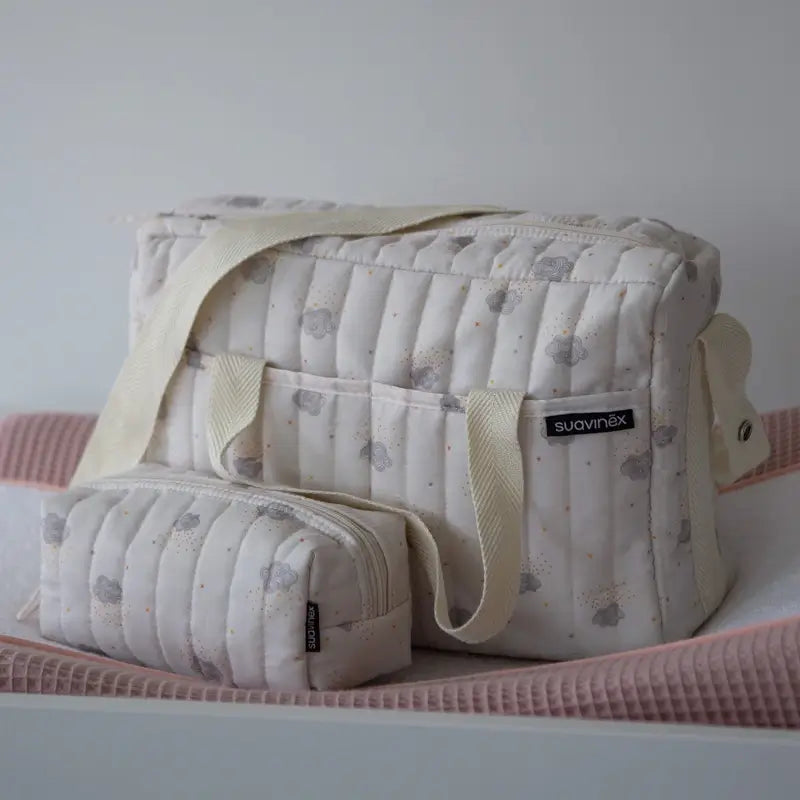 Suavinex Baby Kulturbeutel Reisetuch, Beige