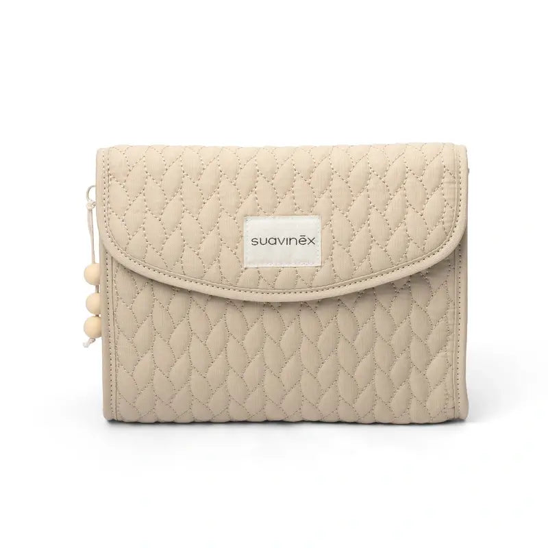 Suavinex Neugeborenes Kulturtasche Tuch, Beige