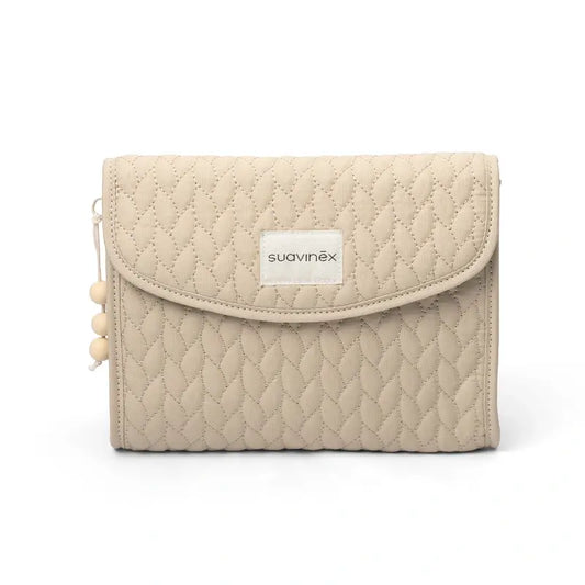 Suavinex Neugeborenes Kulturtasche Tuch, Beige