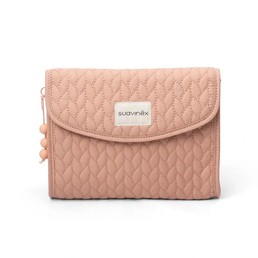 Suavinex Newborn Kulturtasche Rosa, Stoff
