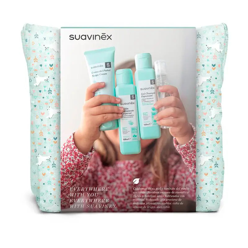 Suavinex Neceser Tela Viaje, Color Azul