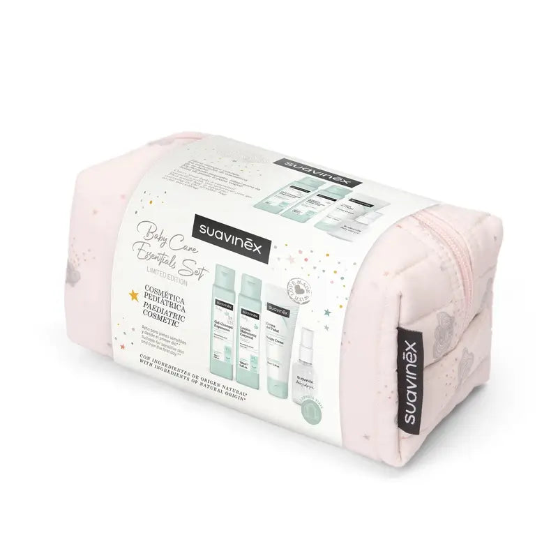Suavinex Baby Kulturtasche Reisetuch, rosa