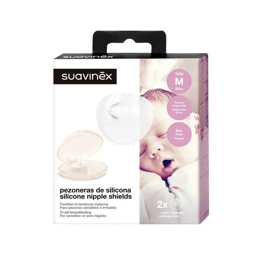 Suavinex Nippel Schilde Silikon Größe M 2 Uds